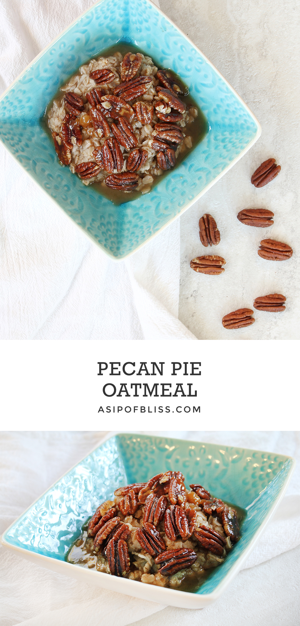 Pecan Pie Oatmeal
